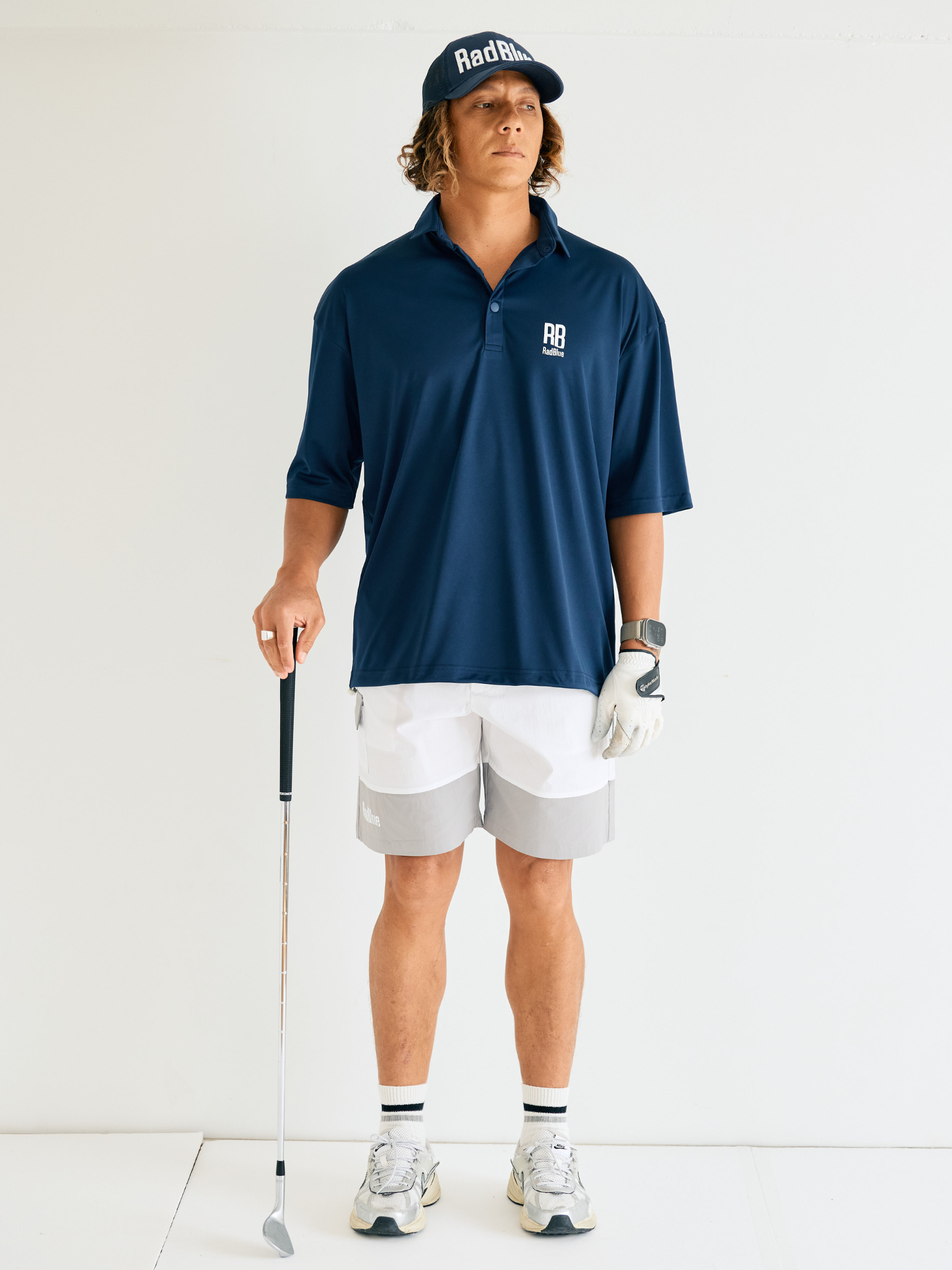 PHABOL®オーバーサイズプルオーバー ドライポロシャツ