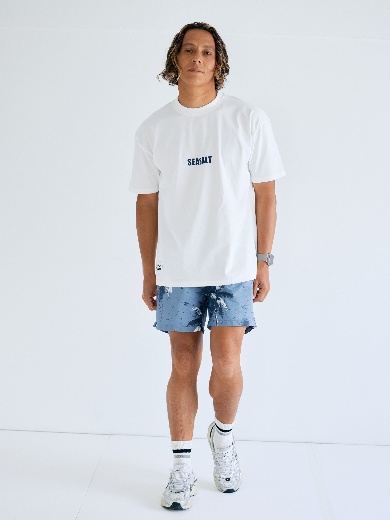 DrySilkyCotton Tshirt【seasalt】