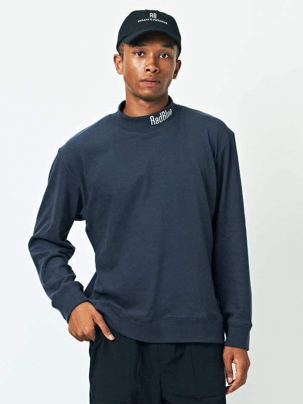 Classic Mockneck- Sky main image 1