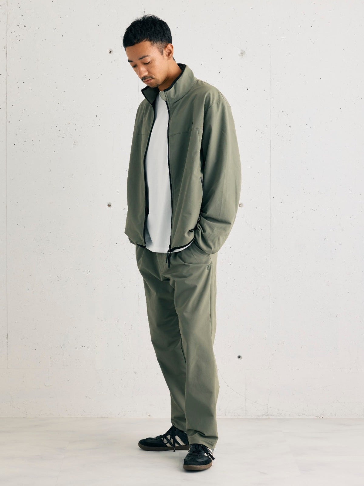 26AW GOLF COLLECTION LOOK 01 ナイロンストレッチ パデッドブルゾン