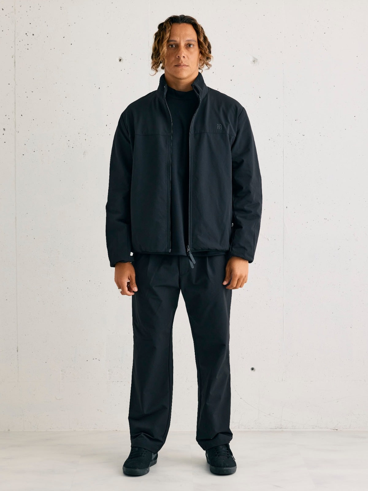 26AW GOLF COLLECTION LOOK 03 ナイロンストレッチ パデッドブルゾン
