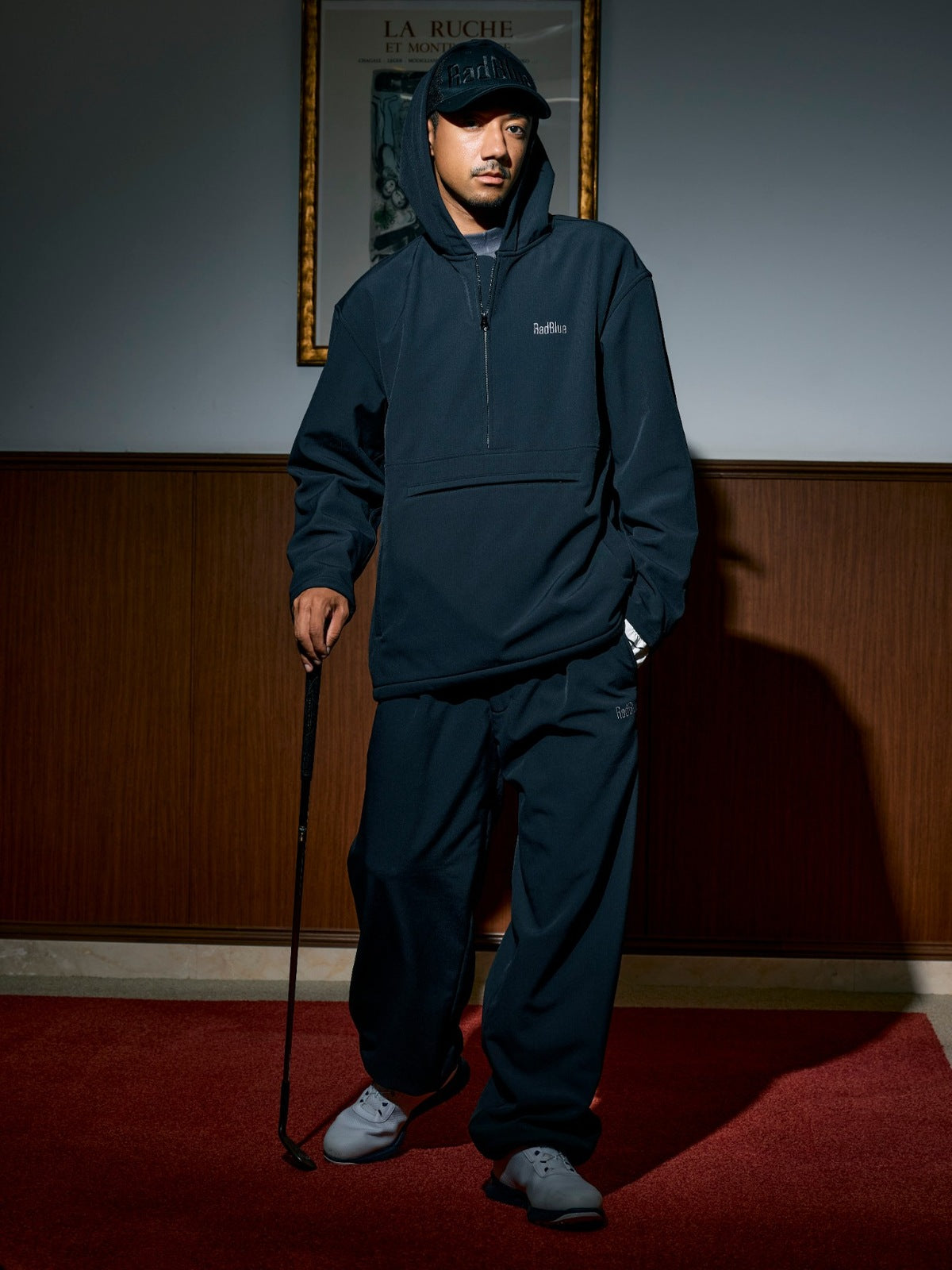 26AW GOLF COLLECTION LOOK 15 リップストップ マイクロフリース アノラック