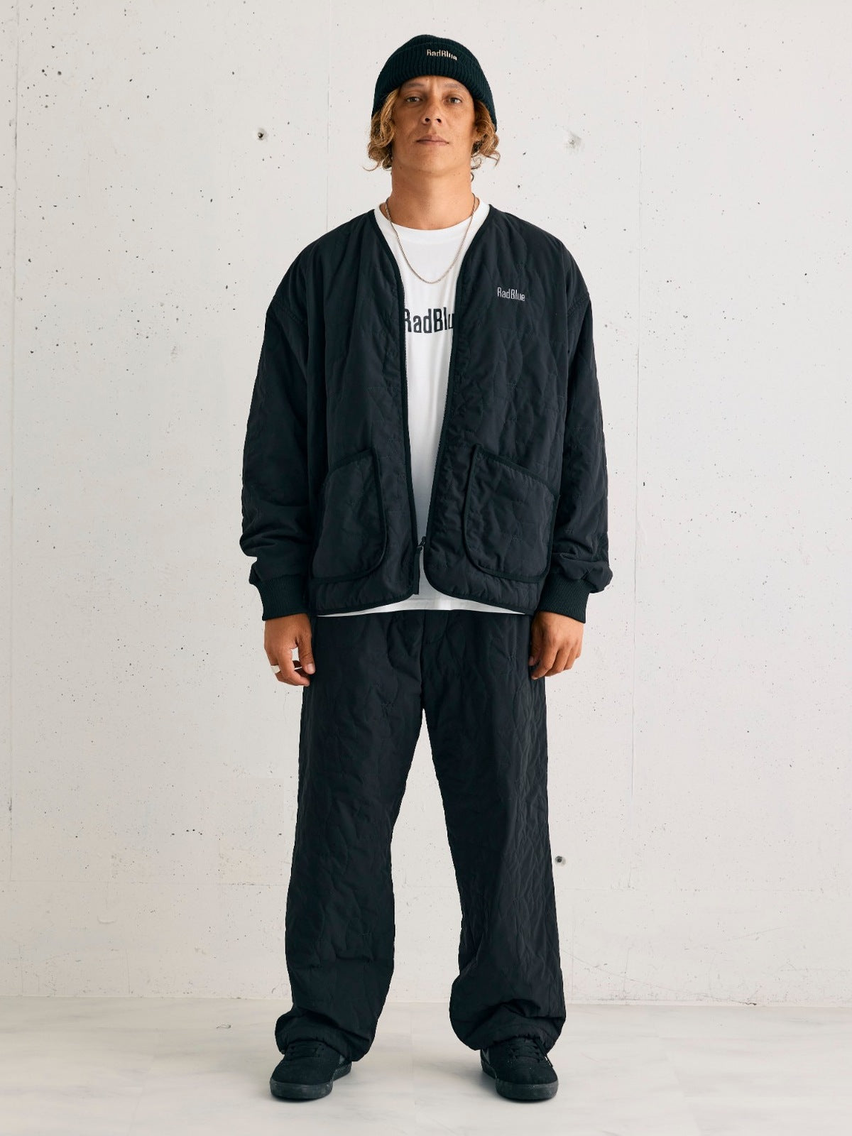 26AW SEA COLLECTION LOOK 01 マイクロリップストップ キルティングカーディガン