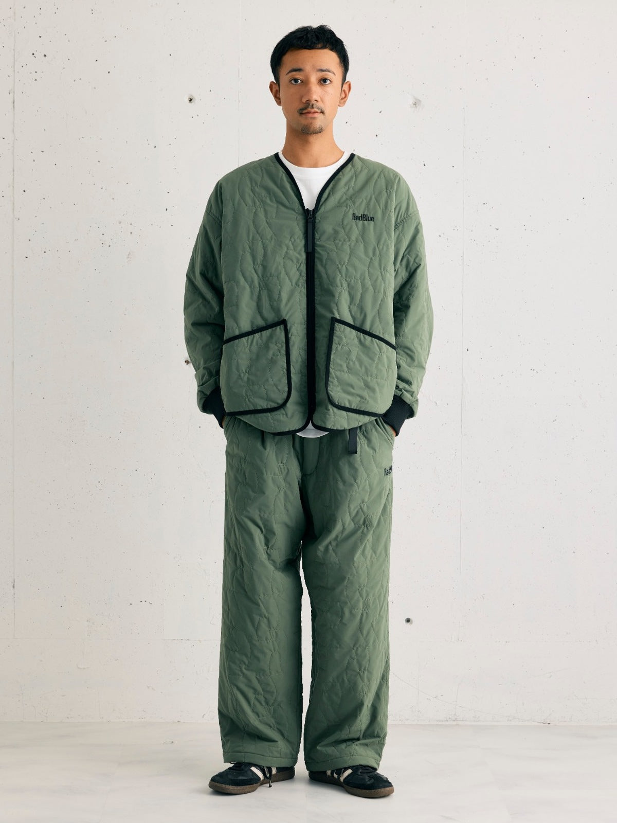 26AW SEA COLLECTION LOOK 03 マイクロリップストップ キルティングカーディガン