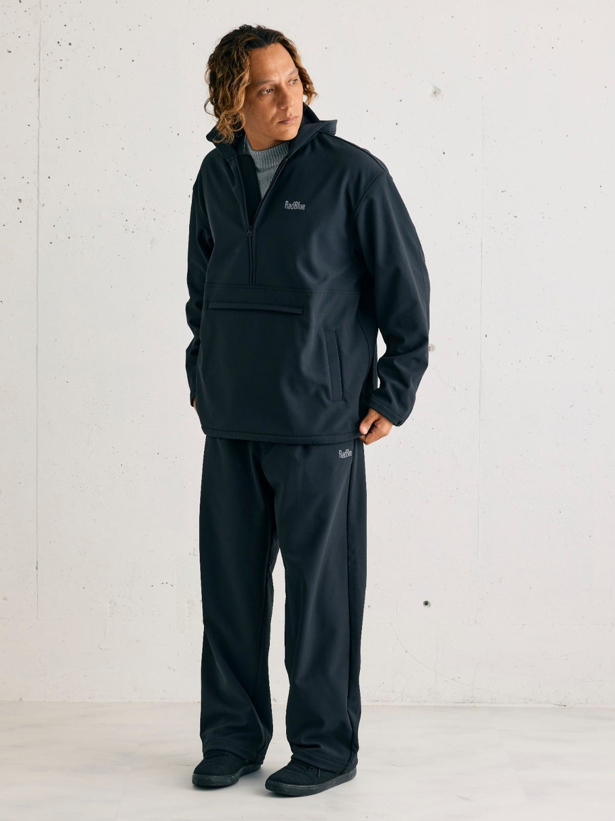 26AW SEA COLLECTION LOOK 09 リップストップ マイクロフリース アノラック