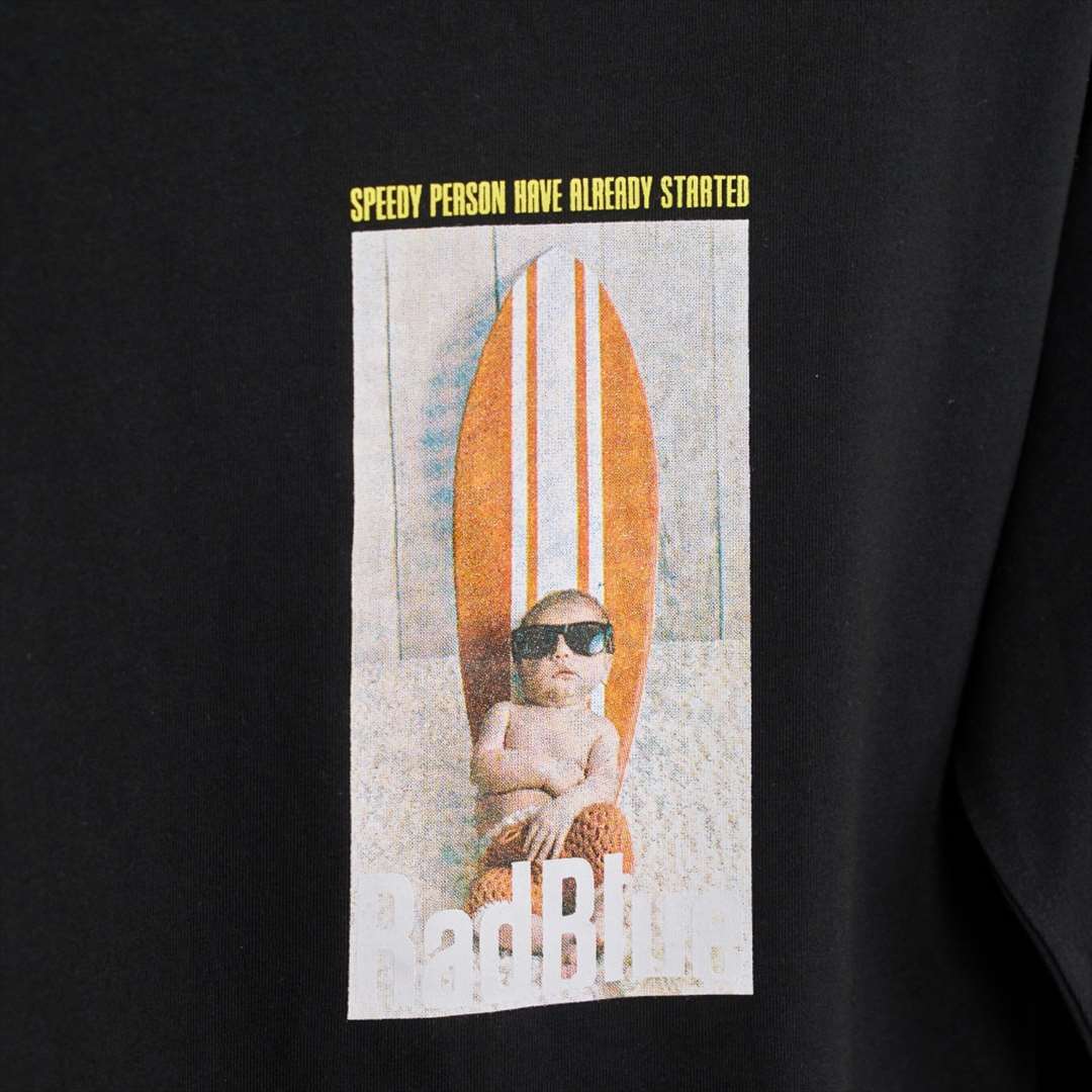 OEコットン　ロングスリーブTシャツ【MINI SURF】