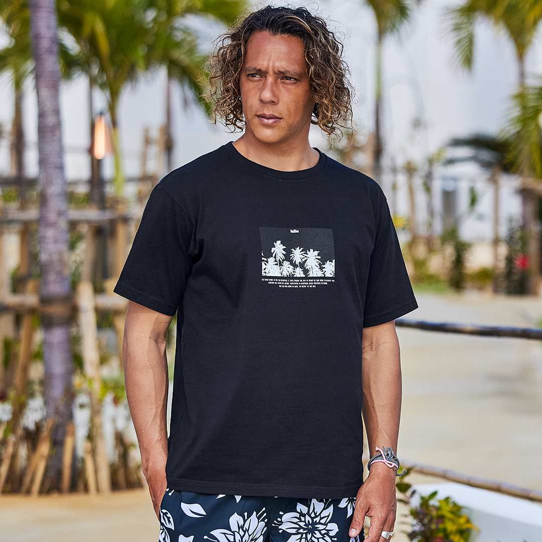 OE天竺 半袖メンズTシャツ【PALM】