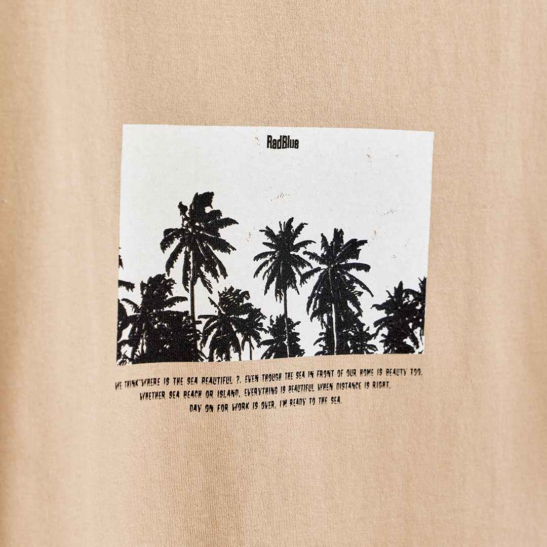OE天竺 半袖メンズTシャツ【PALM】