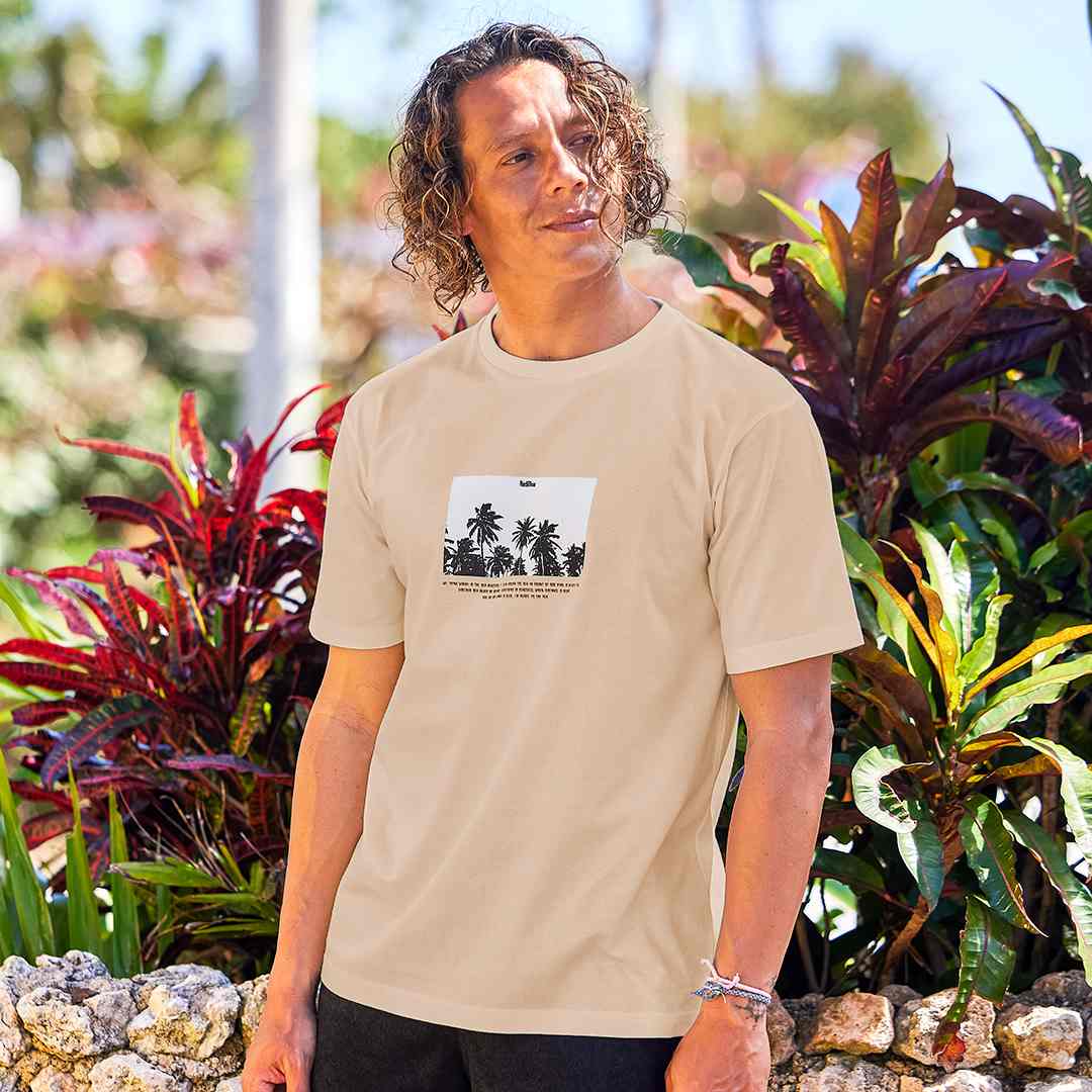 OE天竺 半袖メンズTシャツ【PALM】