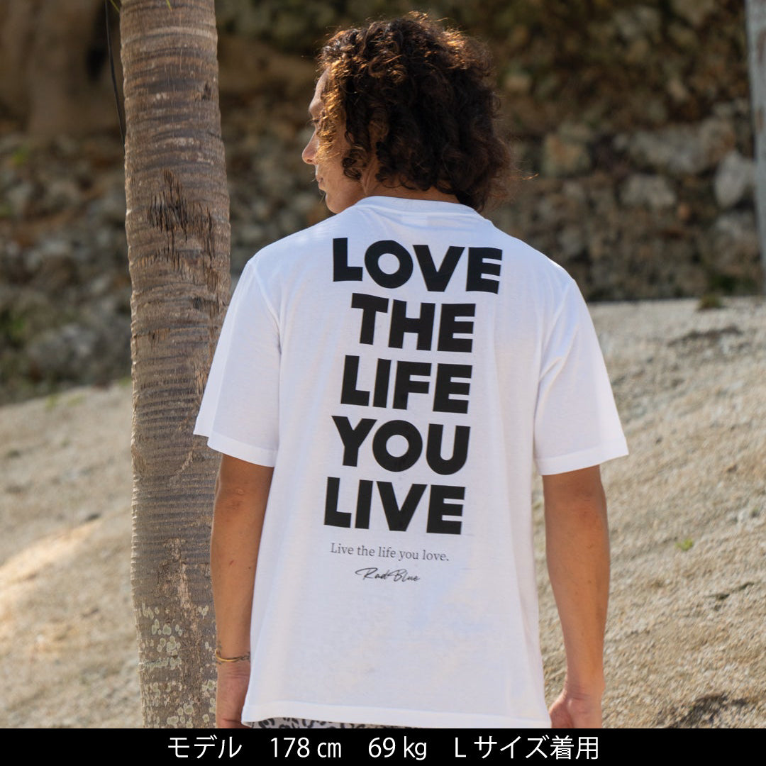 半袖メンズTシャツ【LOVE THE LIFE】 – RadBlue