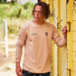 LONG SLEEVE TEE【Diagonal】