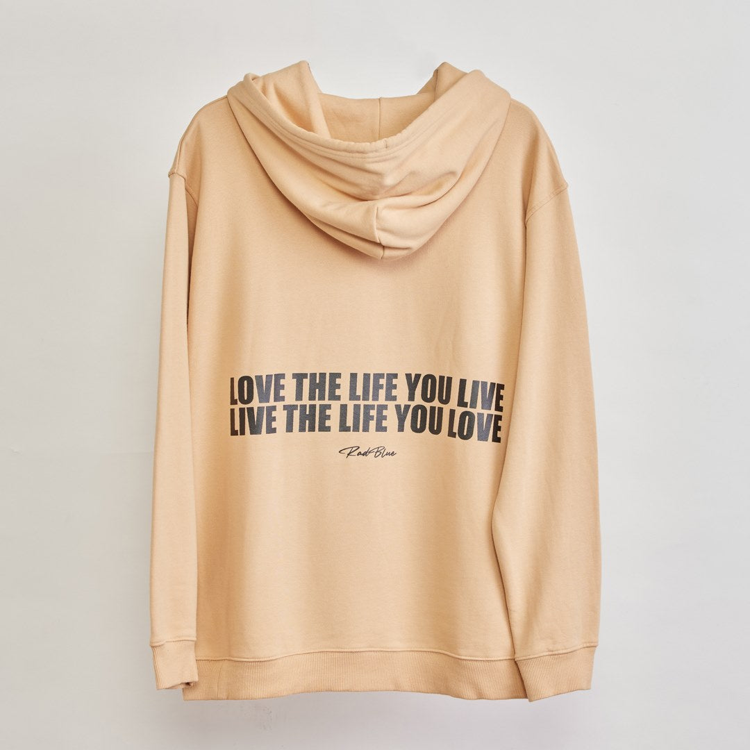 スウェットパーカー【LOVE THE LIFE】