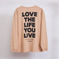 LONG SLEEVE TEE【LOVE THE LIFE】