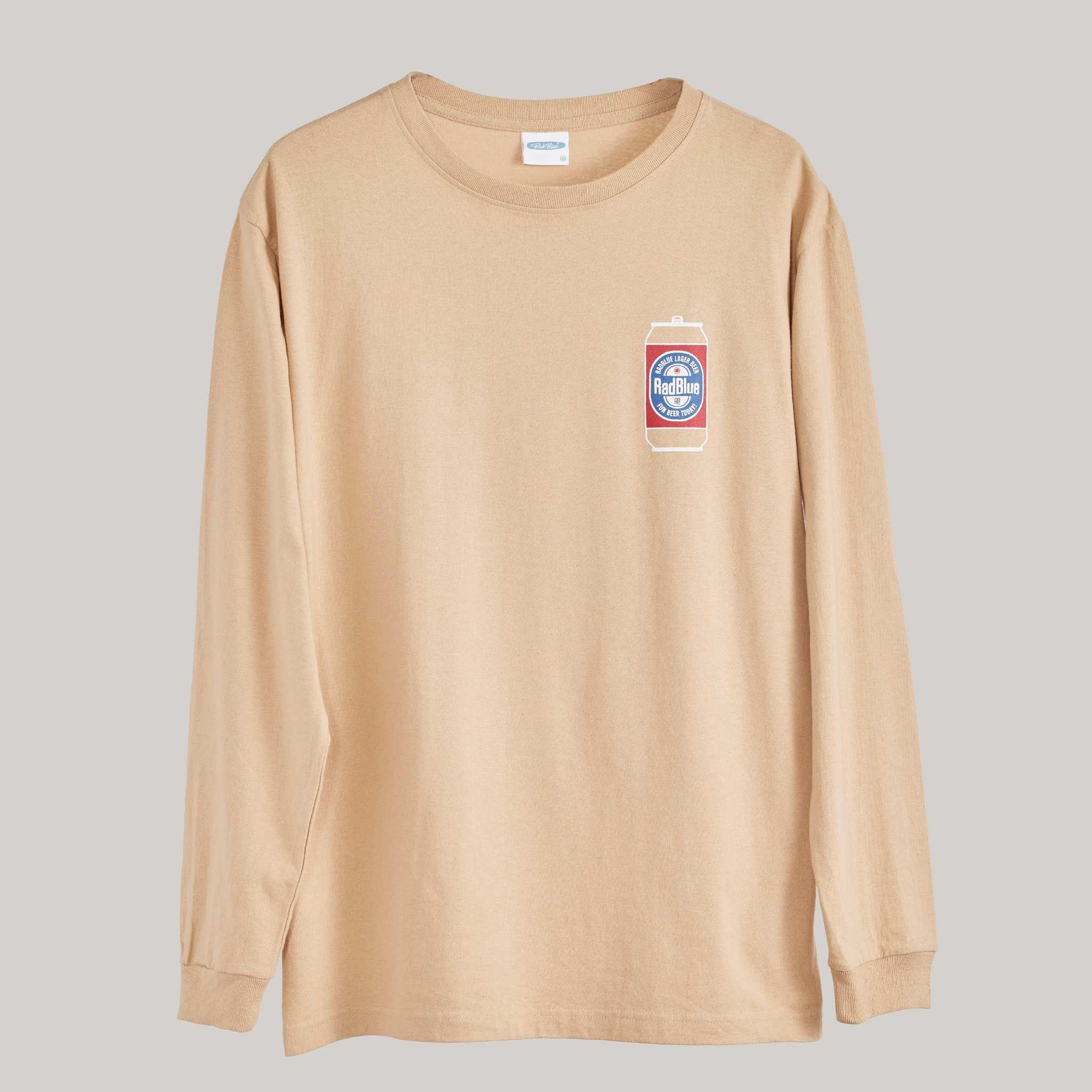 OEコットン　ロングスリーブTシャツ【BEER】