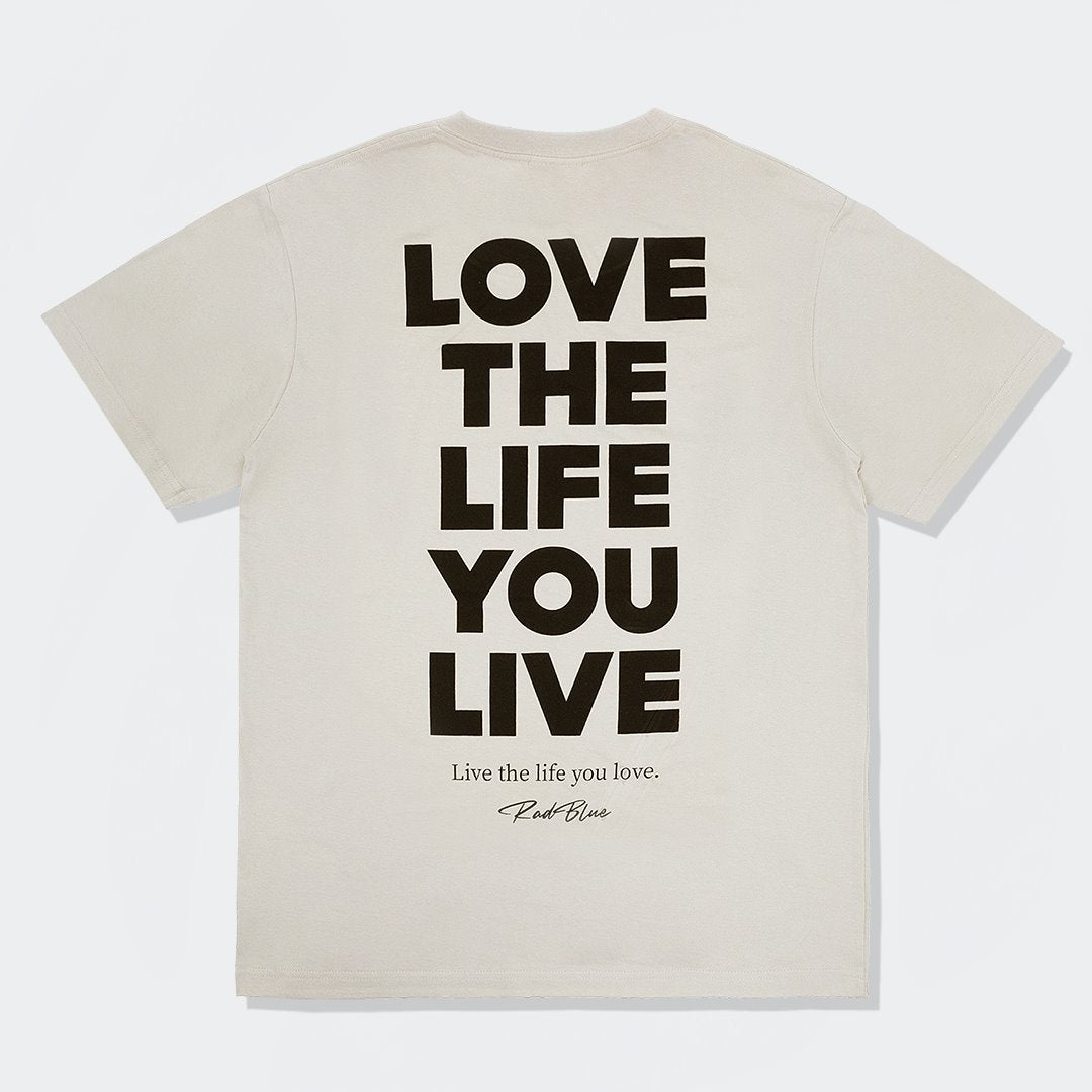 半袖メンズTシャツ【LOVE THE LIFE】