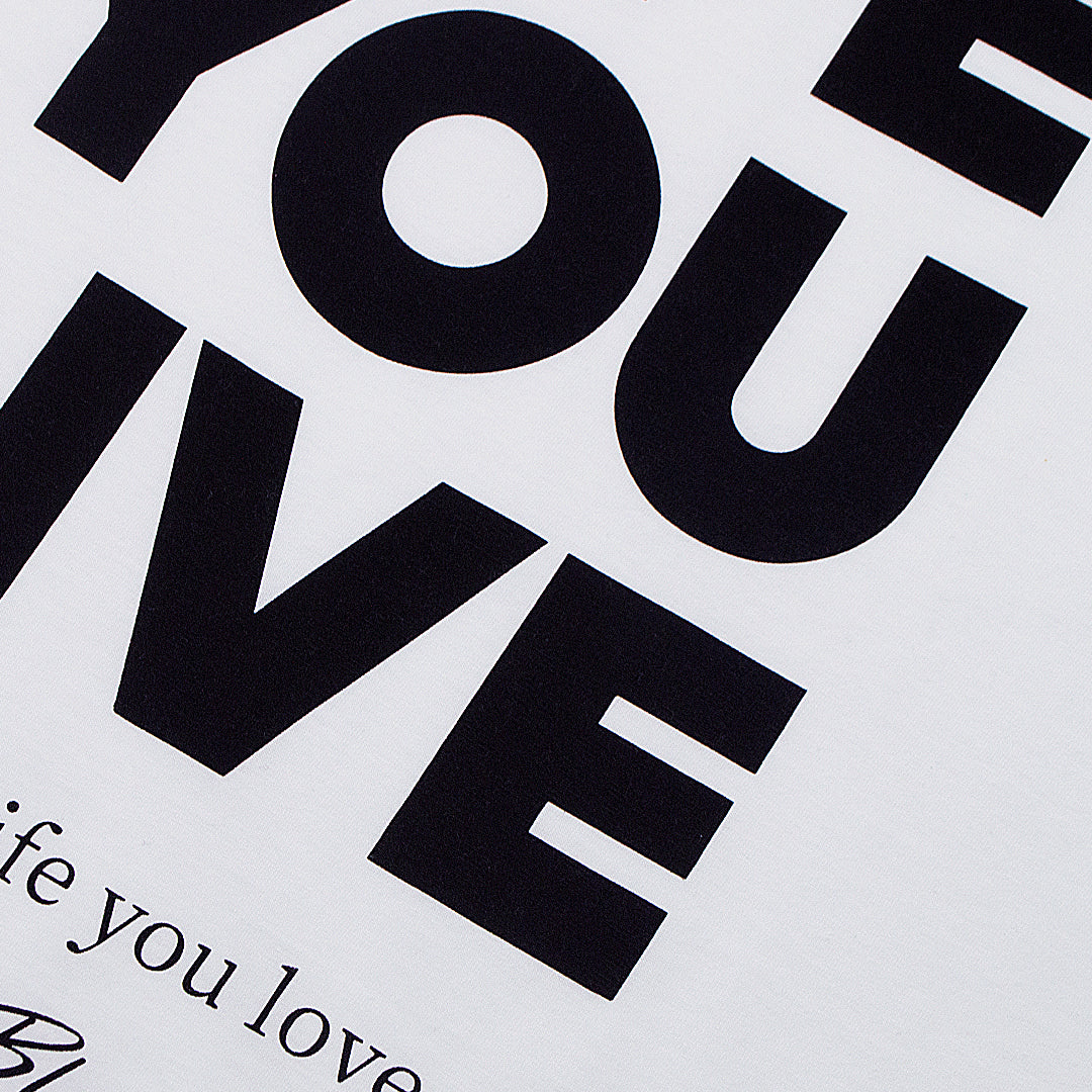 半袖メンズTシャツ【LOVE THE LIFE】