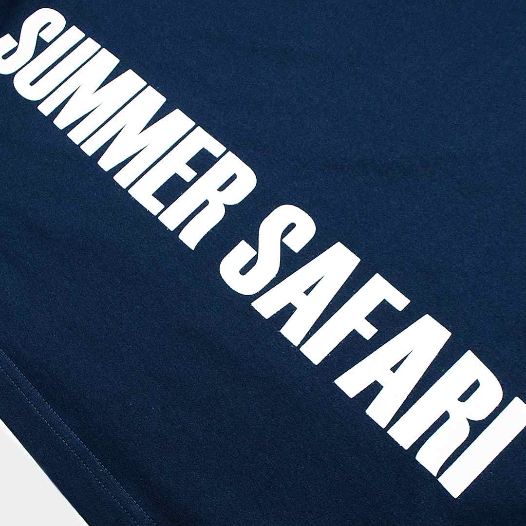 セミコーマコットン半袖メンズTシャツ【SUMMER SAFARI】