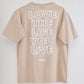 OE天竺 半袖メンズTシャツ【LOVE THE LIFE NEW】