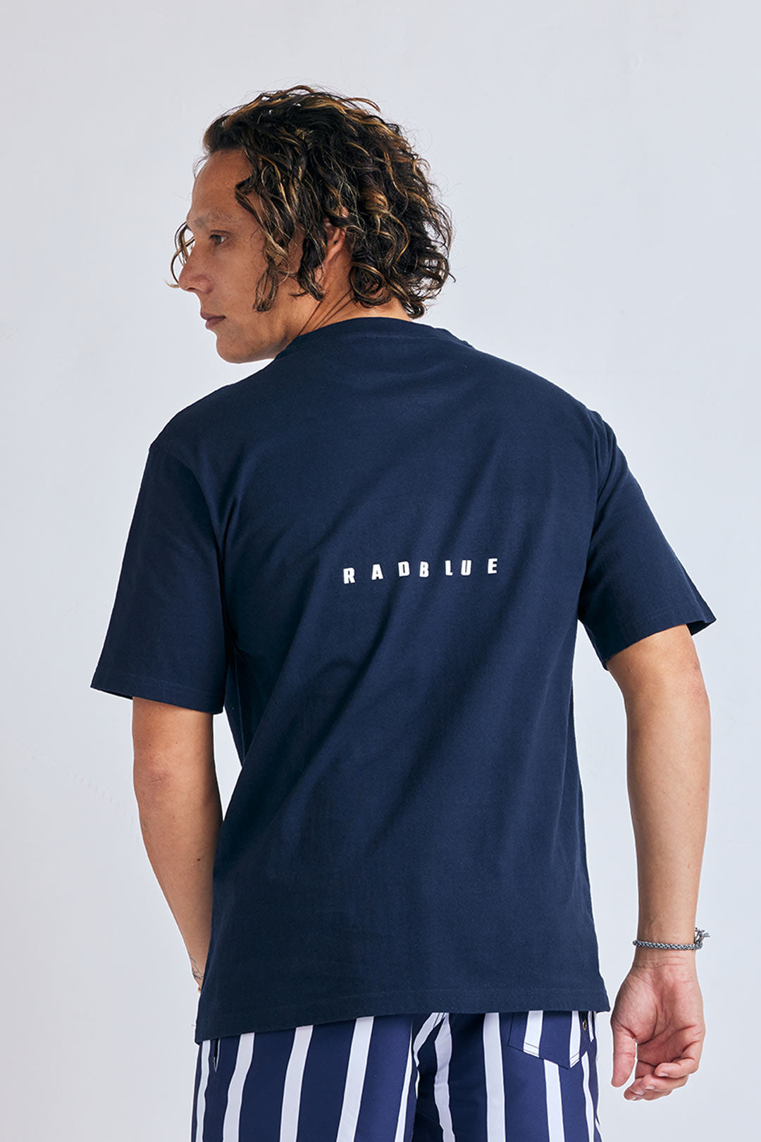 OE天竺 半袖メンズTシャツ【WAVES】